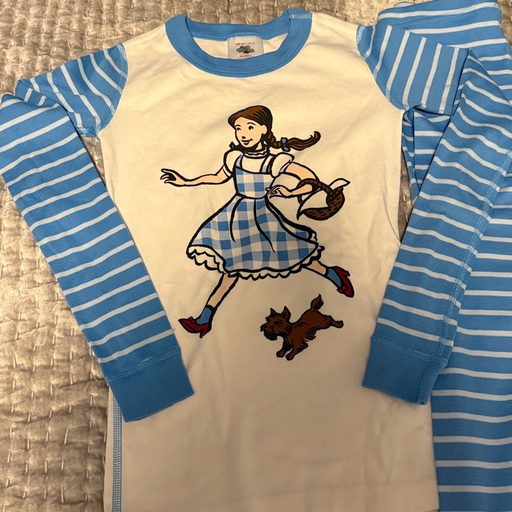 Hanna Andersson Wizard of Oz Pajamas Size 10